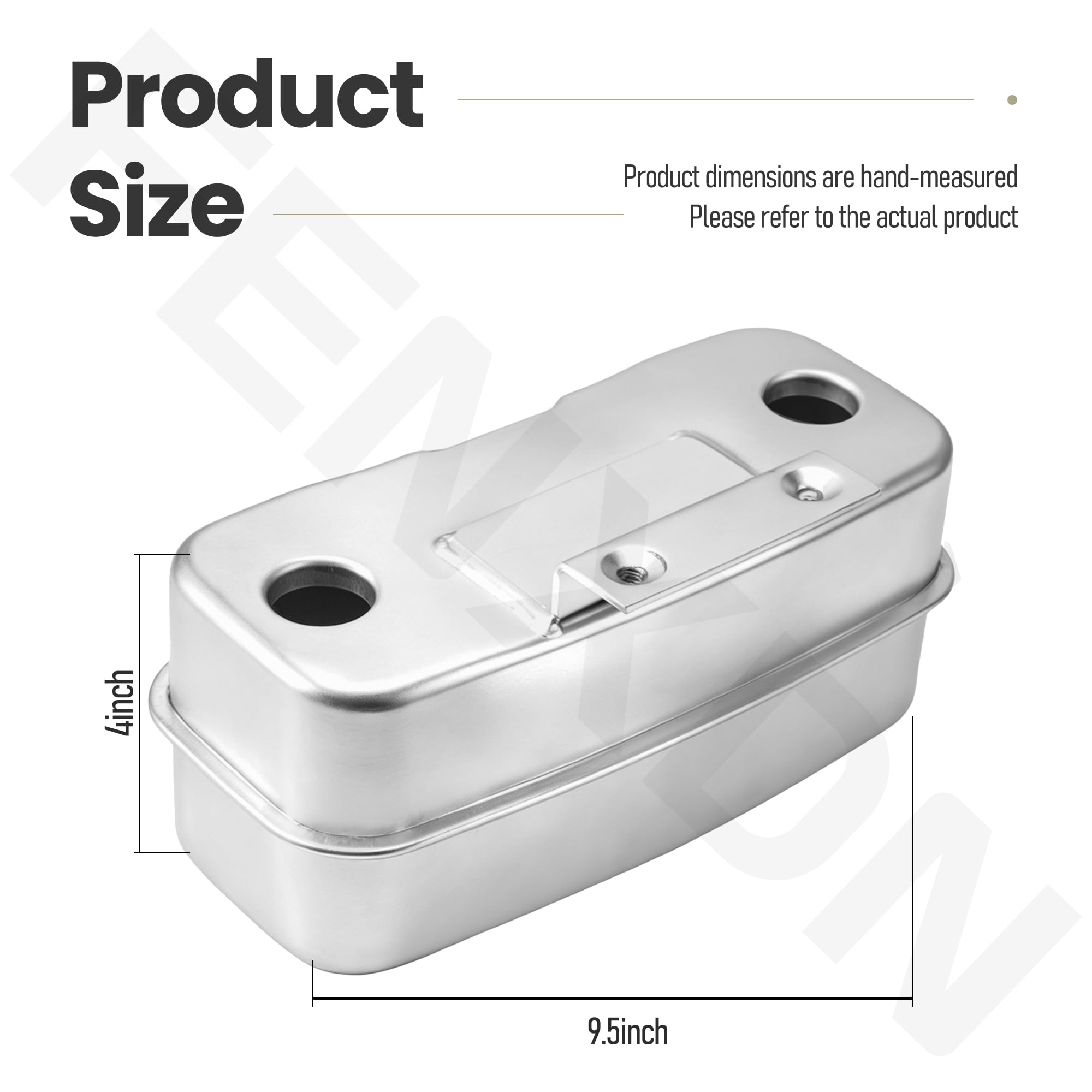FENXDN muffler side profile illustrating compact design benefit