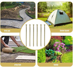 Fercery spikes anchoring artificial turf demonstrating strong hold advantage