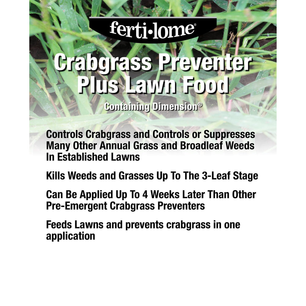 ferti-lome label detail displaying 20-0-3 nutrients and instructions benefit