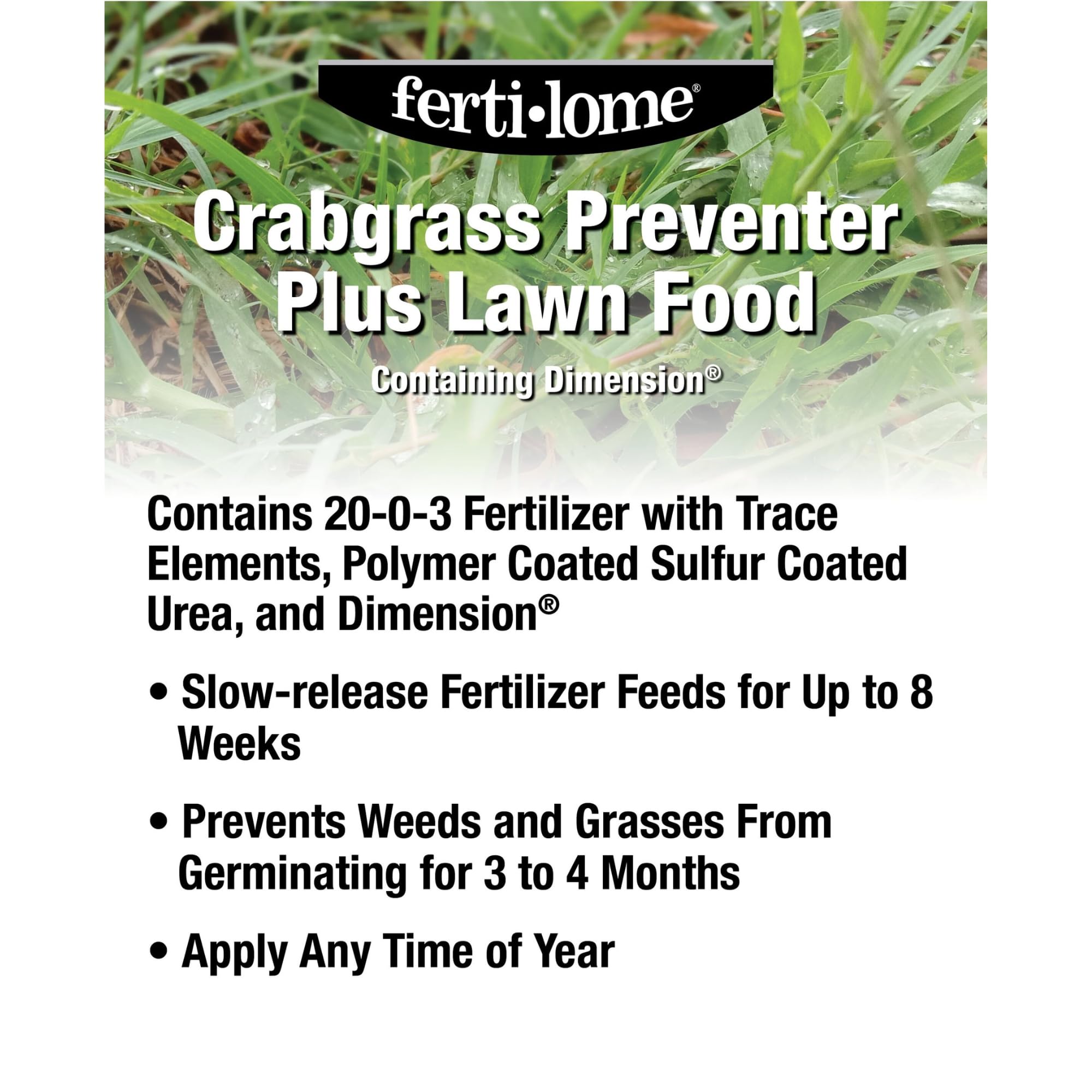 ferti-lome lawn before and after image showing improved turf health benefit