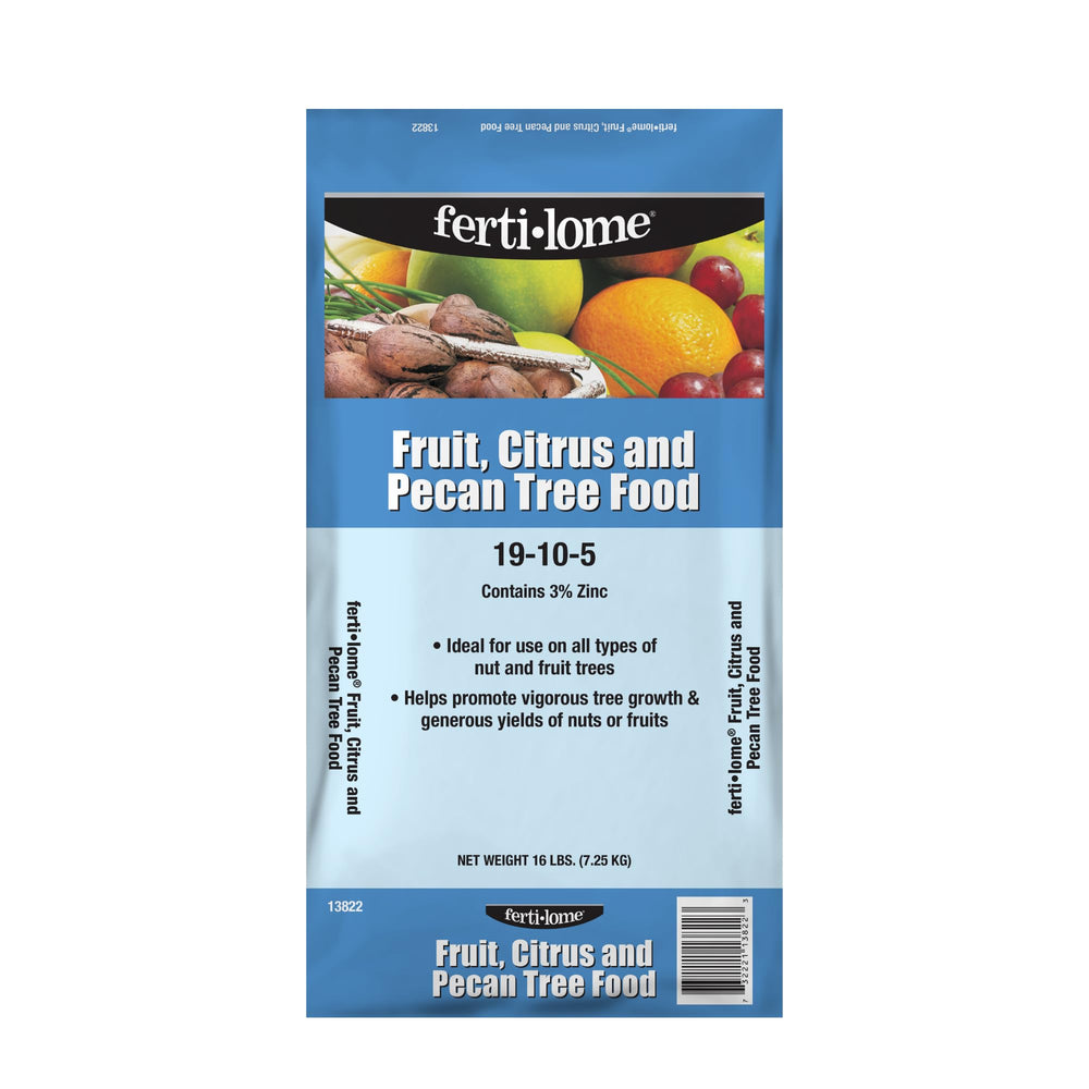 fertilome front packaging showing 16 lb bag and benefits