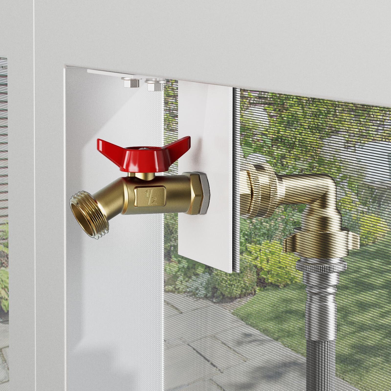 FETUSI front view of assembled spigot kit showing compact setup and easy access