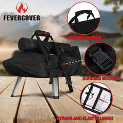 FEVERCOVER separate chimney bag shown packed for organized storage and transport