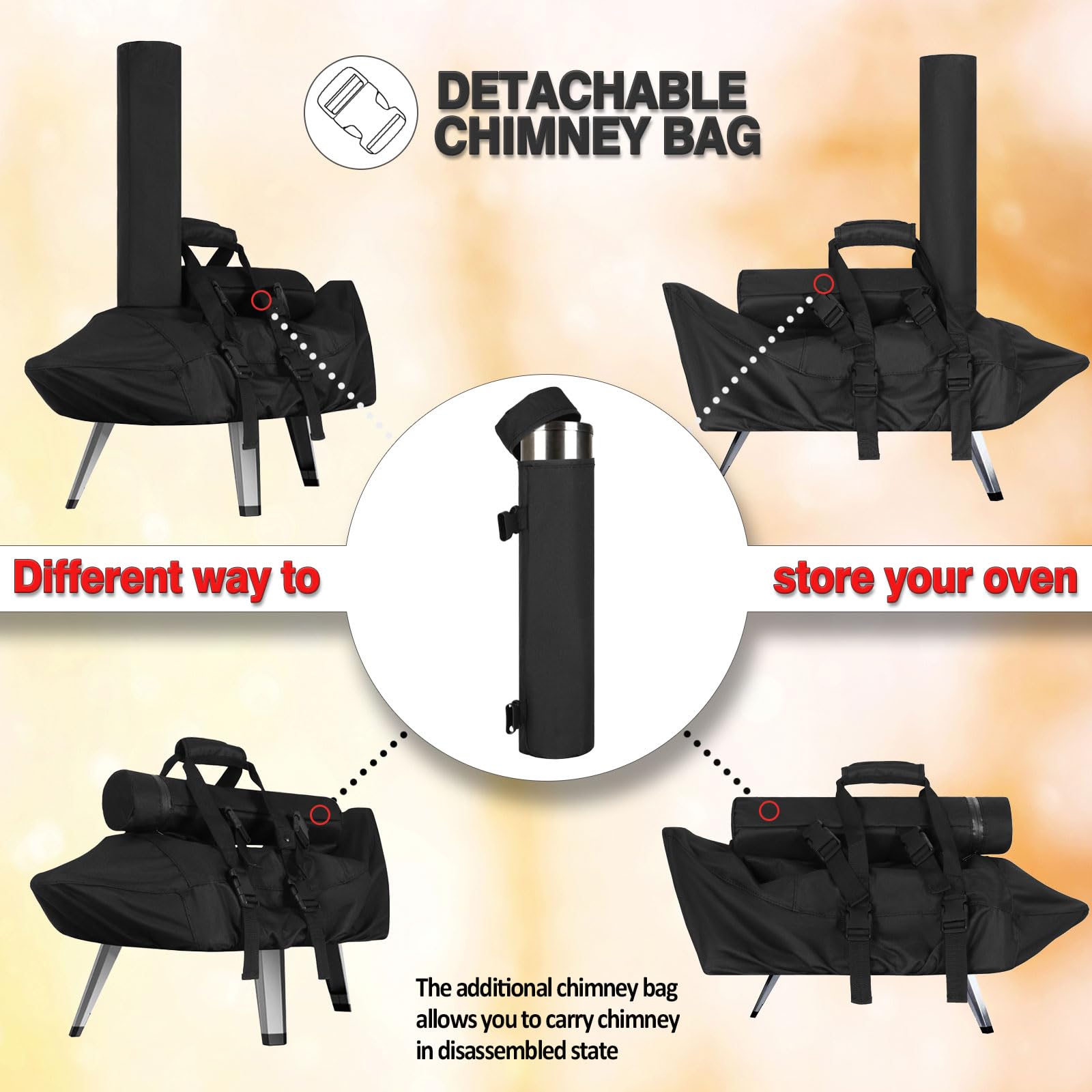 FEVERCOVER adjustable straps and buckles securing cover against wind
