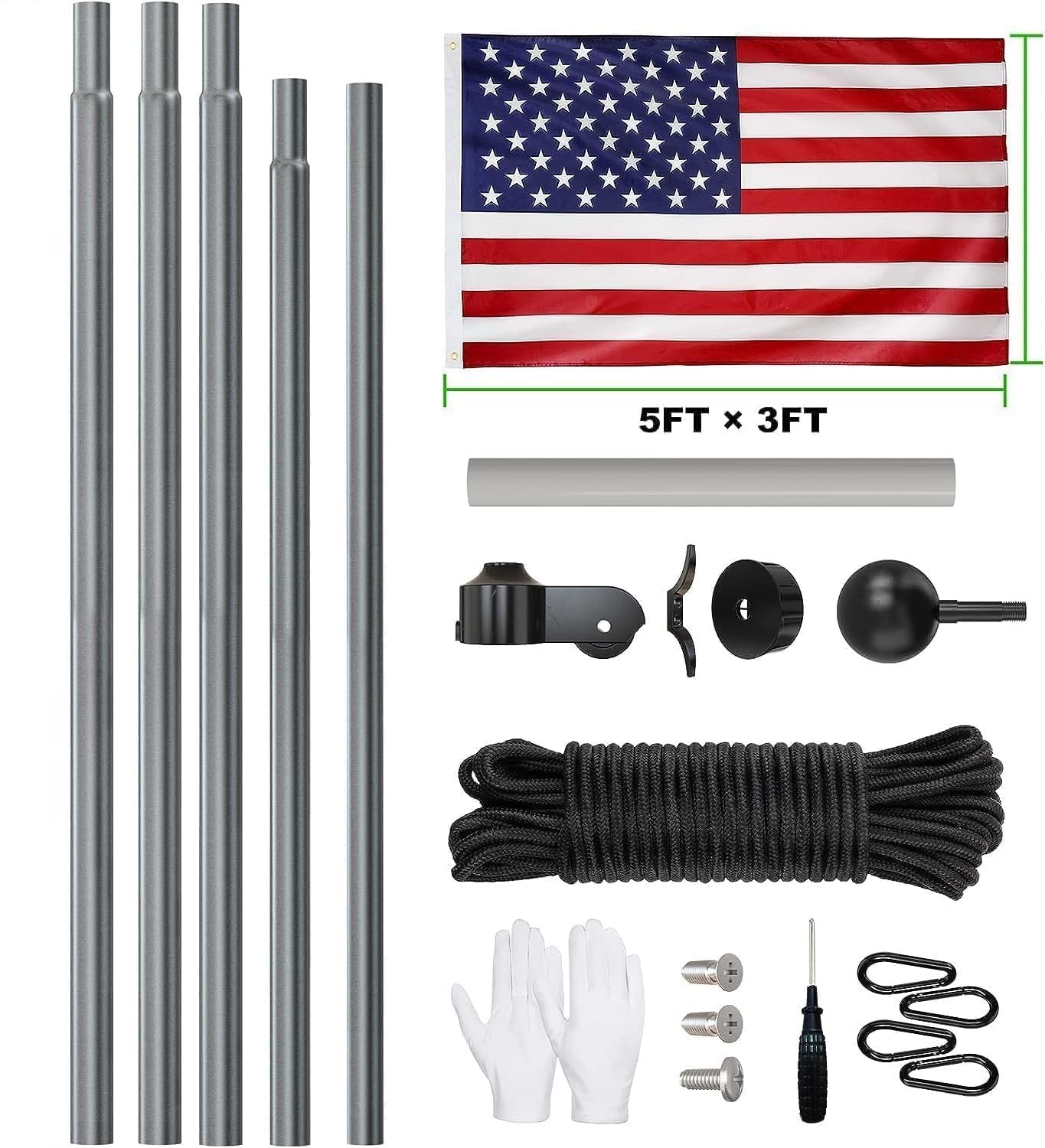 FFILY packaged kit contents showing all included components for fast setup