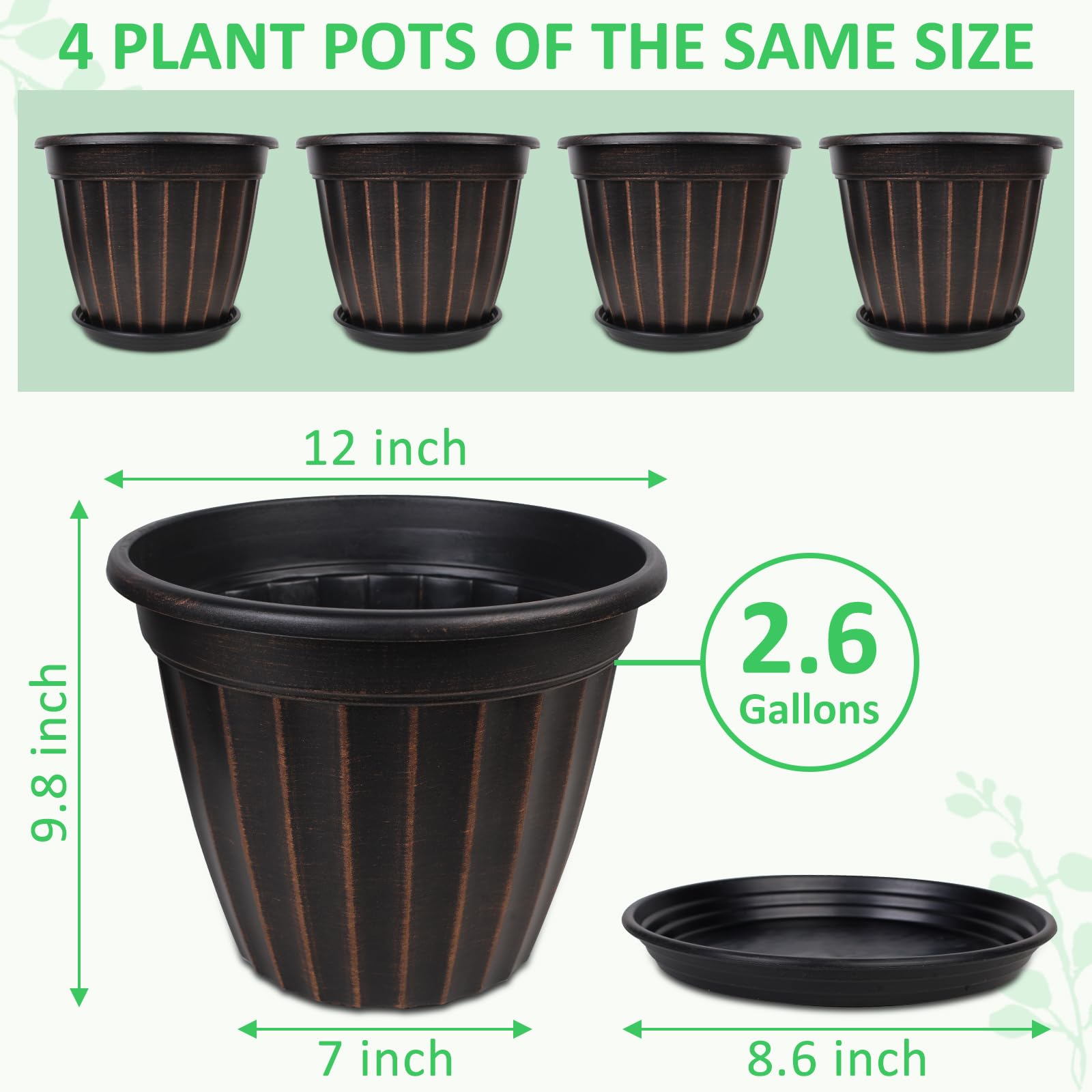 FGstyle balcony setting with planters showing outdoor durability and stylish curb appeal