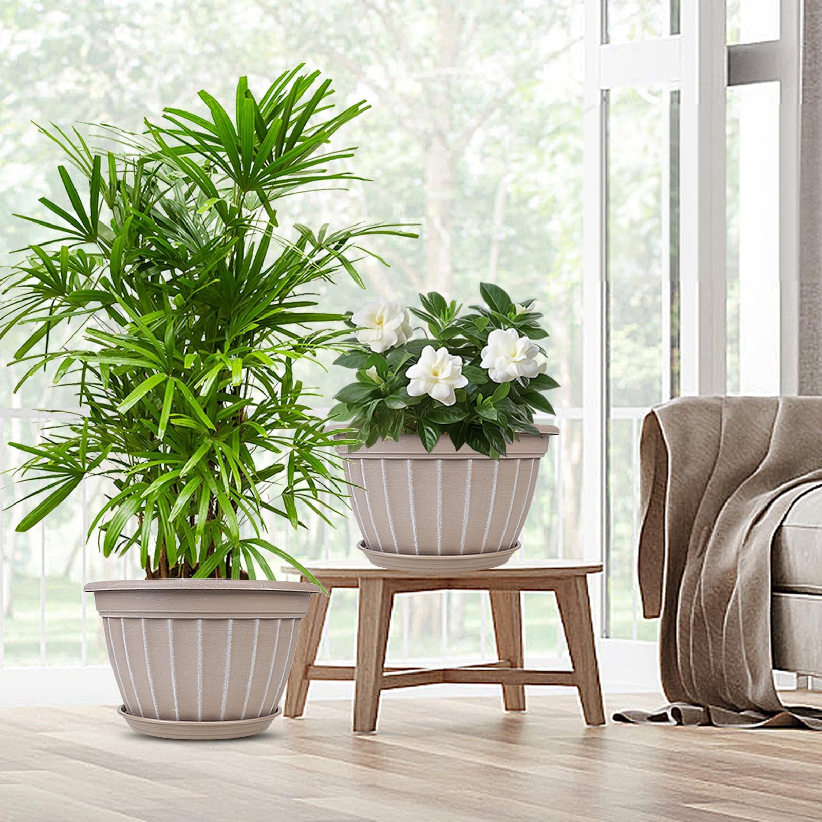 FGstyle patio scene with planted pot demonstrating outdoor use and decorative impact