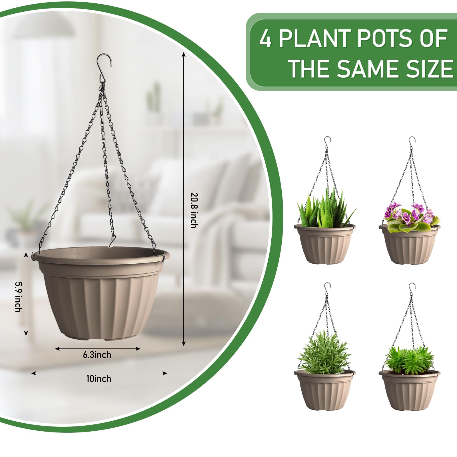 FGstyle hand holding planter showing 10-inch scale and easy handling benefit