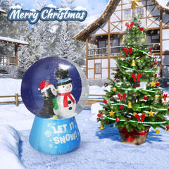 Fiaygro snow globe fabric detail showing thick waterproof polyester durability