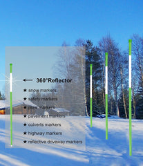 FiberMarker close-up of silver-grey reflective tape improving driver detection