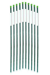 FiberMarker front view showing 20 dark green poles and reflective bands for clear guidance