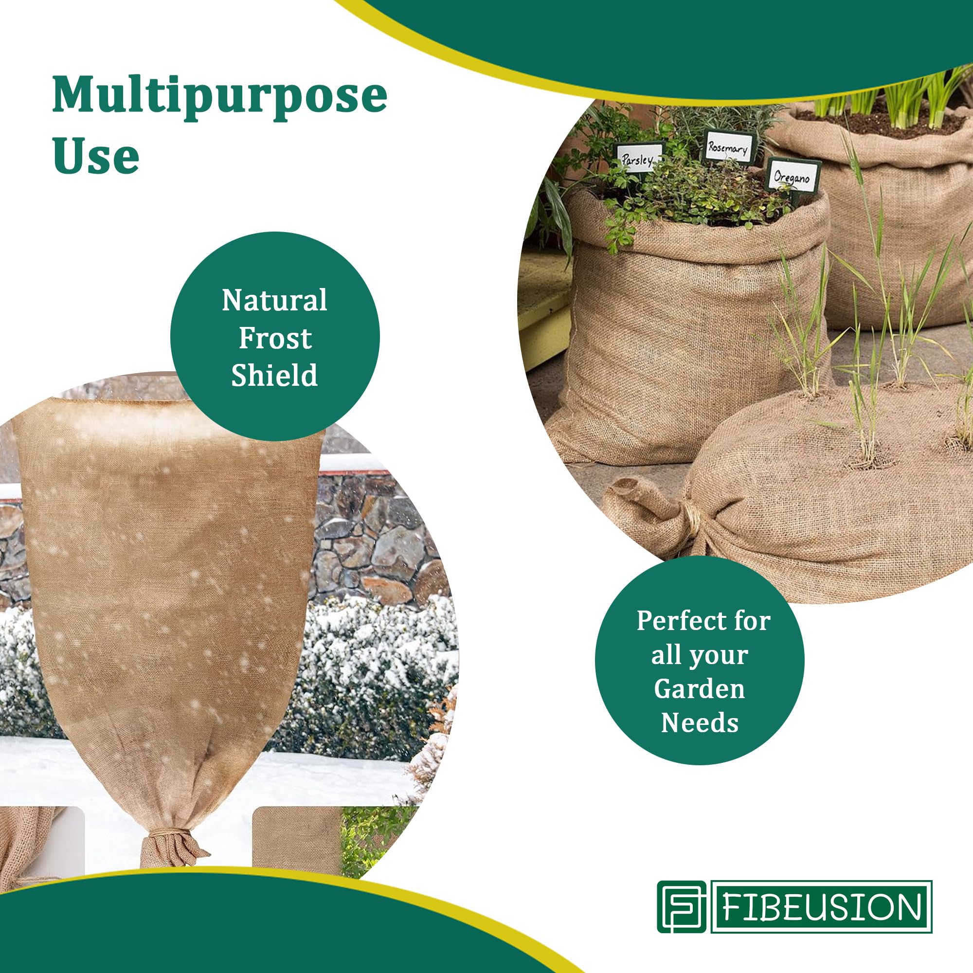 FIBEUSION sacks carrying vegetables demonstrating easy transport benefit