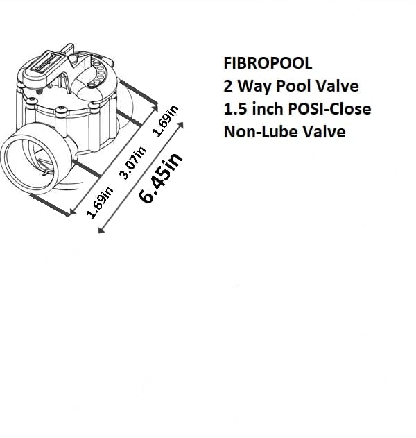 FibroPool spring and piston closeup showing spring-loaded action for reliable shutoff