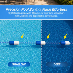 FibroPool close-up of float texture highlighting durable visibility benefit