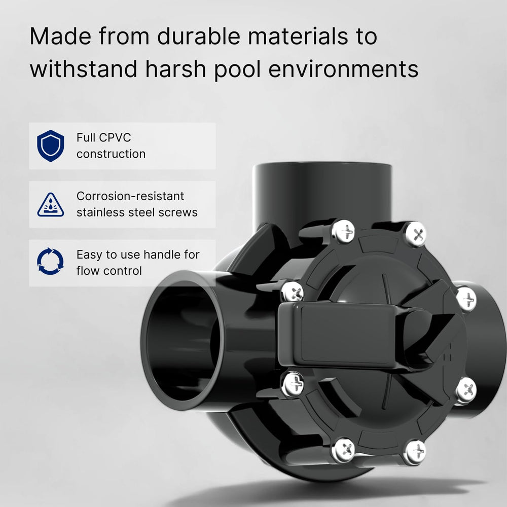 FibroPool close-up of PTFE seat delivering smooth, lube-free operation