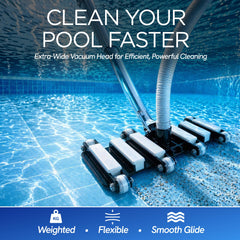 FibroPool close-up of thermoplastic flexible body conforming to pool contours for better contact
