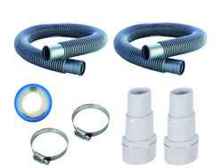 FibroPool front packaging showing full replacement hose kit and quick identification benefit