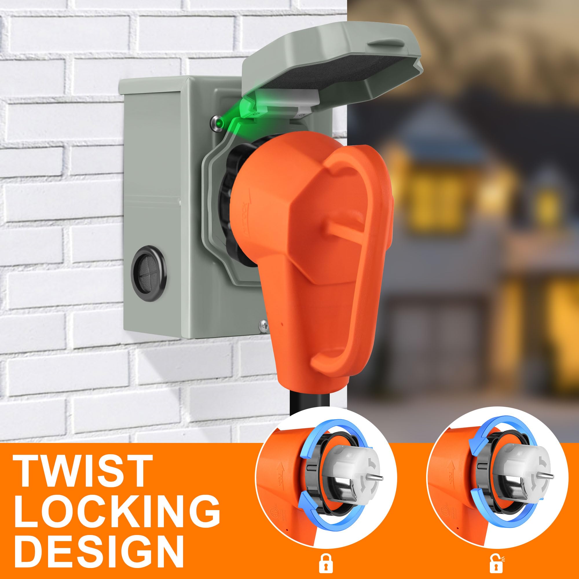 Ficstar inlet box mounted outdoors demonstrating easy wall installation and protection
