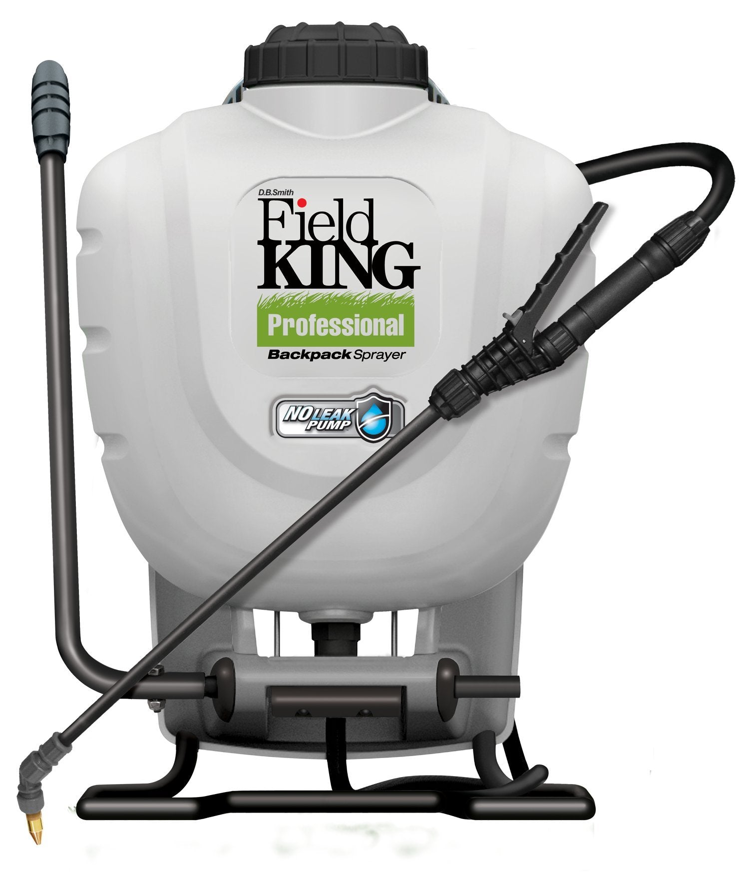 Field King front view of 4-gallon sprayer showing tank and straps for comfortable carry