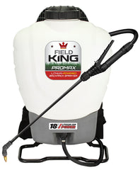 Field King front view showing tank and frame, durable construction benefit