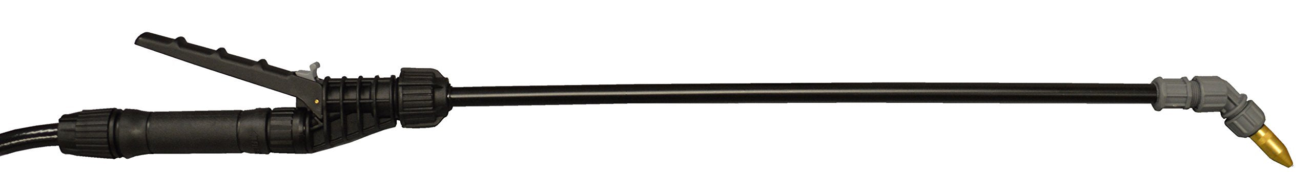 Field King close-up of viton seals and lockable shutoff for chemical resistance