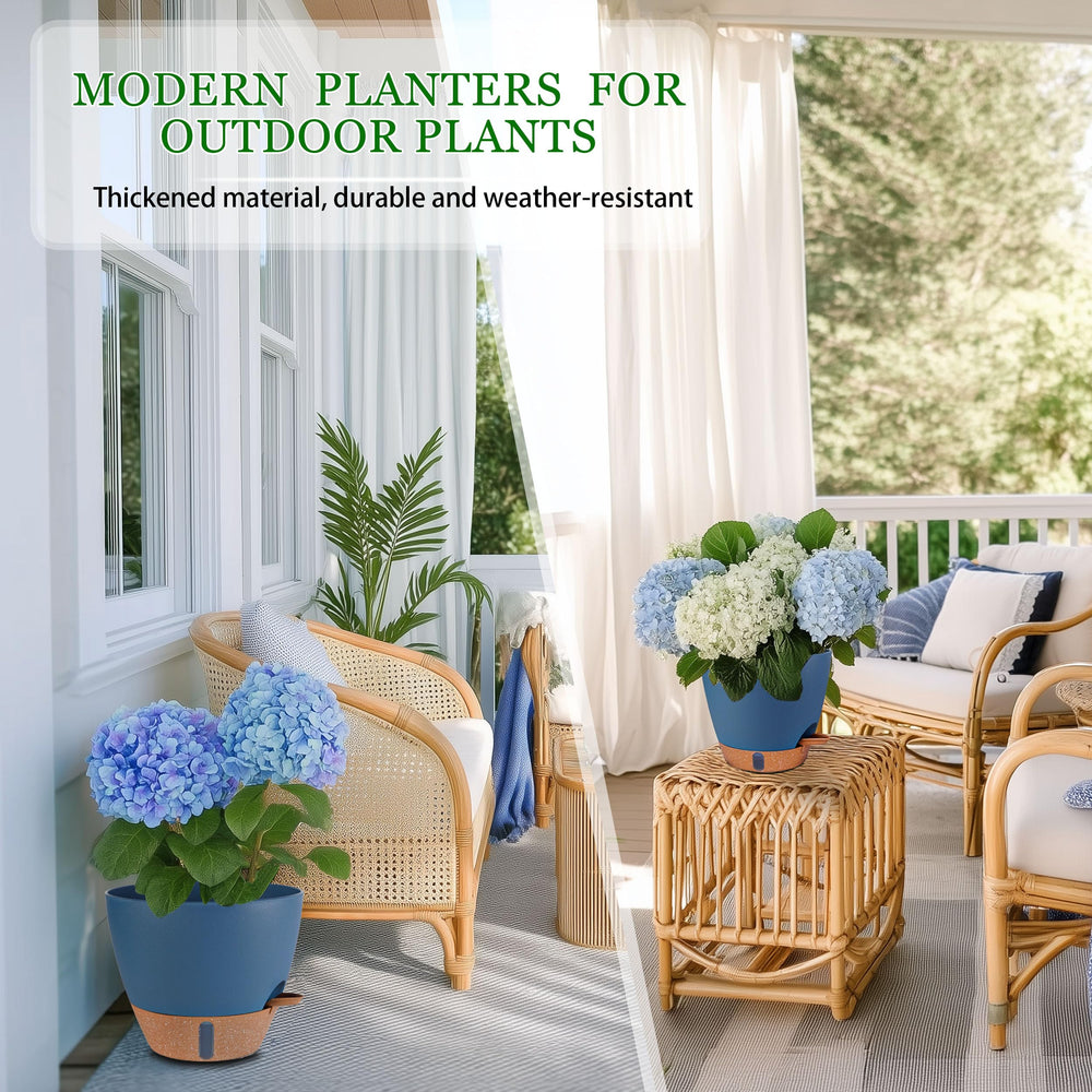 Fielda planter with herbs on a balcony showing outdoor suitability and style