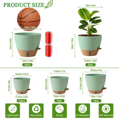Fielda wick and reservoir detail illustrating reliable self-watering action and convenience