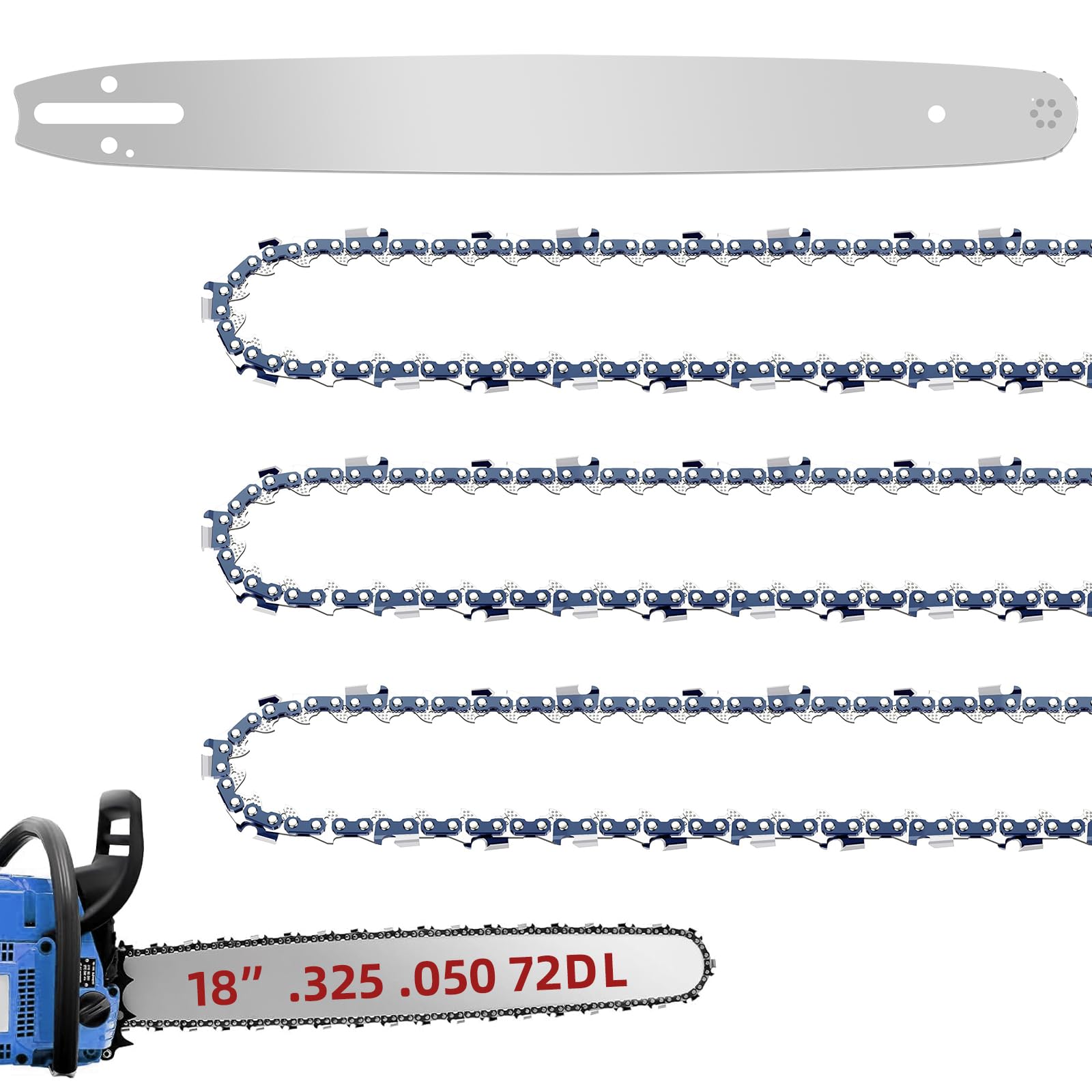 Fifchall 18-inch bar front view showing durable alloy construction and benefit of stability