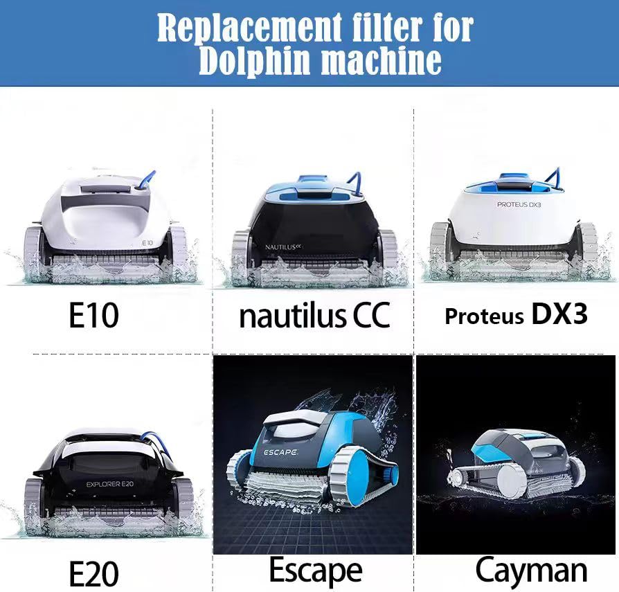 Fiitzn basket installed in Dolphin cleaner demonstrating quick replacement benefit