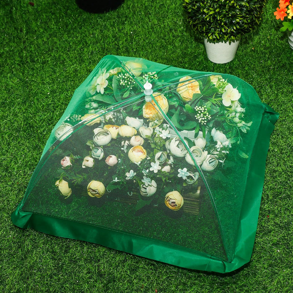 FillTouch dome covering picnic food preventing insects while remaining breathable