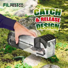 Filpestco ventilation grid detail keeps captured animal calm benefit