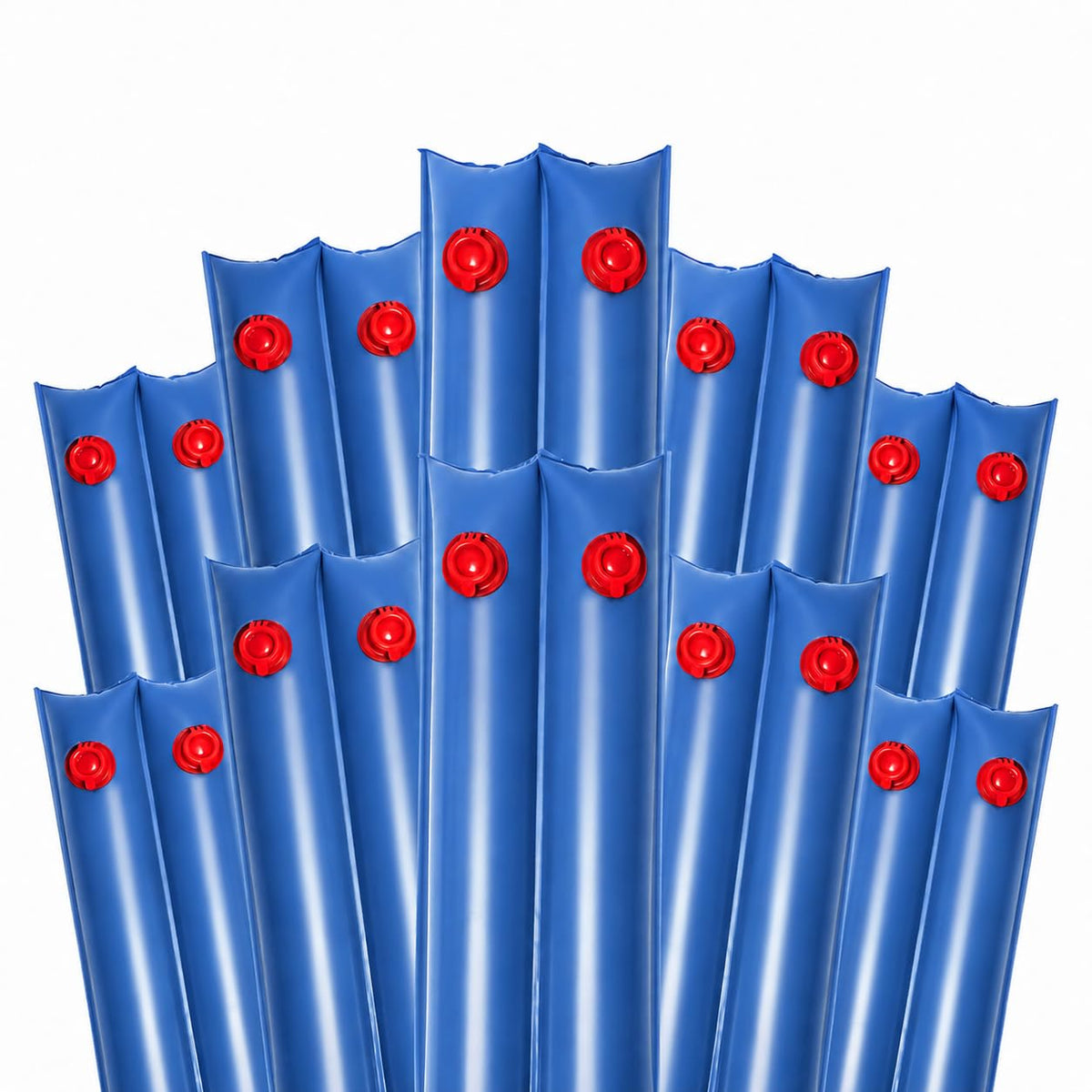 Filpowis front view of 10-pack water bags showing bundled tubes and label, sturdy solution