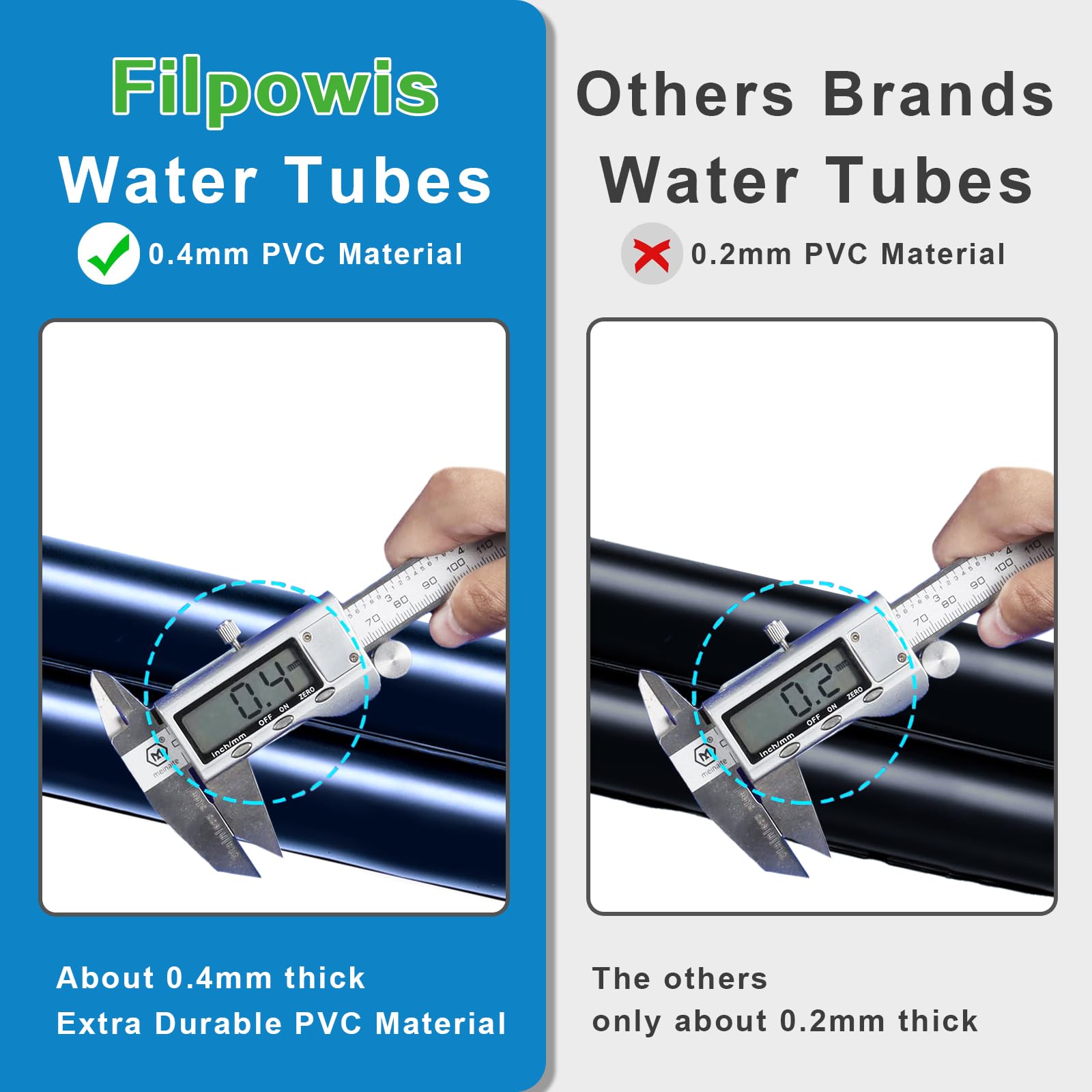 Filpowis PVC material texture close-up for durability and cold resistance