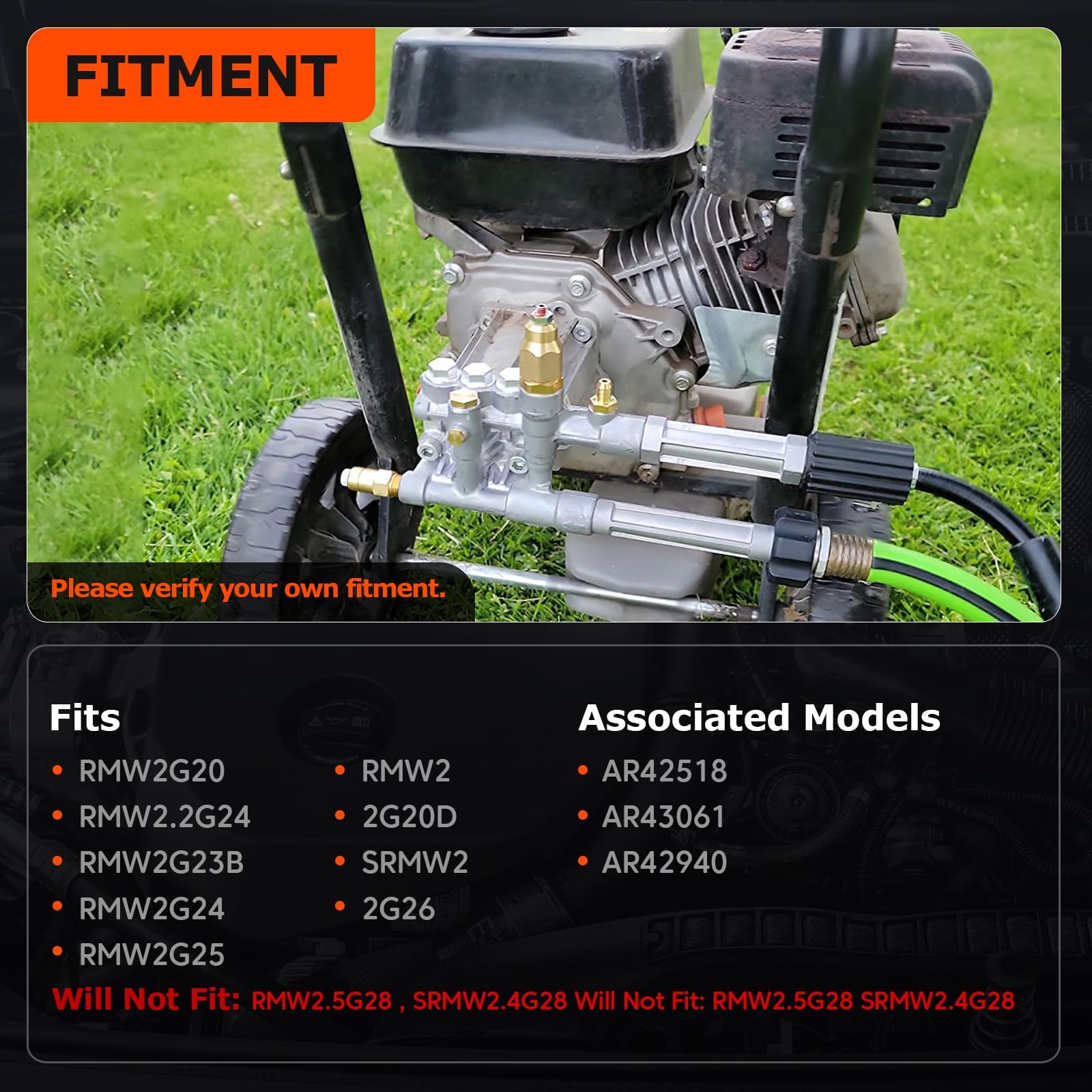 FILTERUP AR42940 side profile showing bolt pattern and inlet/outlet orientation for fit checks