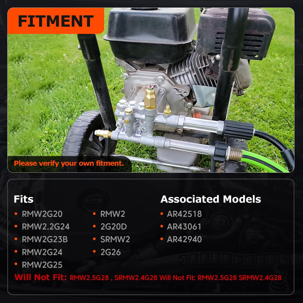 FILTERUP AR42940 side profile showing bolt pattern and inlet/outlet orientation for fit checks