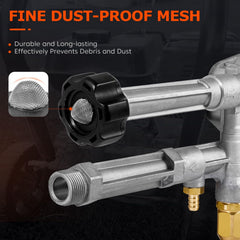 FILTERUP AR42940 unloader detail demonstrating pressure diversion for safer cycling