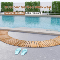 FILWH curved pathway hugging garden beds for flexible routing