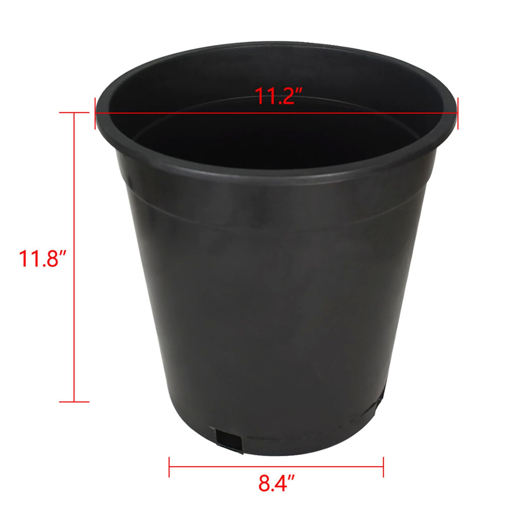 findmall close-up of bottom drainage holes delivering faster water flow and aeration