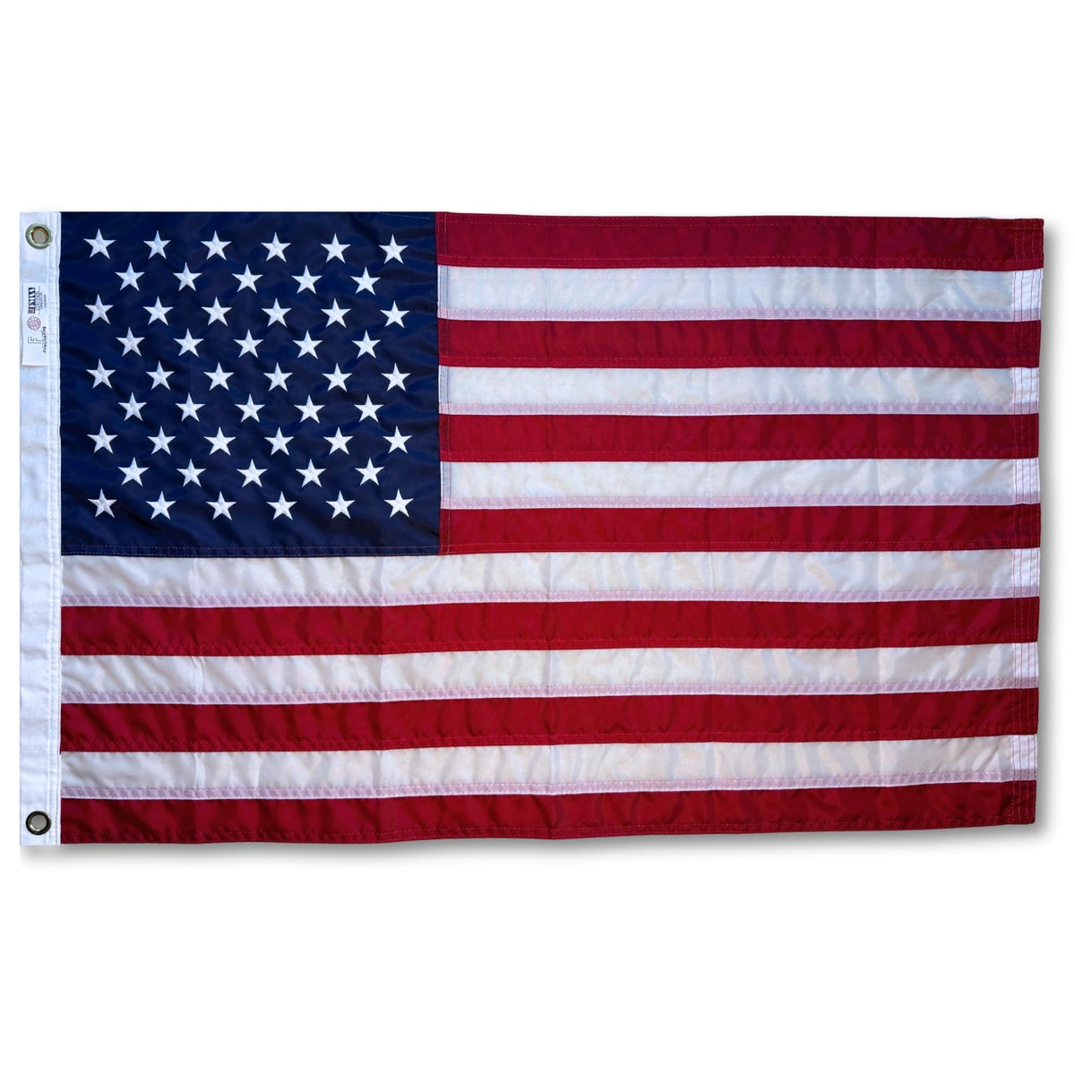 Fine Line Flag front view showing crisp colors and ceremonial finish