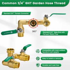 FINEST+ close-up of 360-degree rotatable joint demonstrating flexible hose positioning and kink prevention benefit