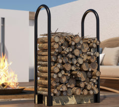 Fire Beauty elevated base detail keeping logs off ground for better airflow