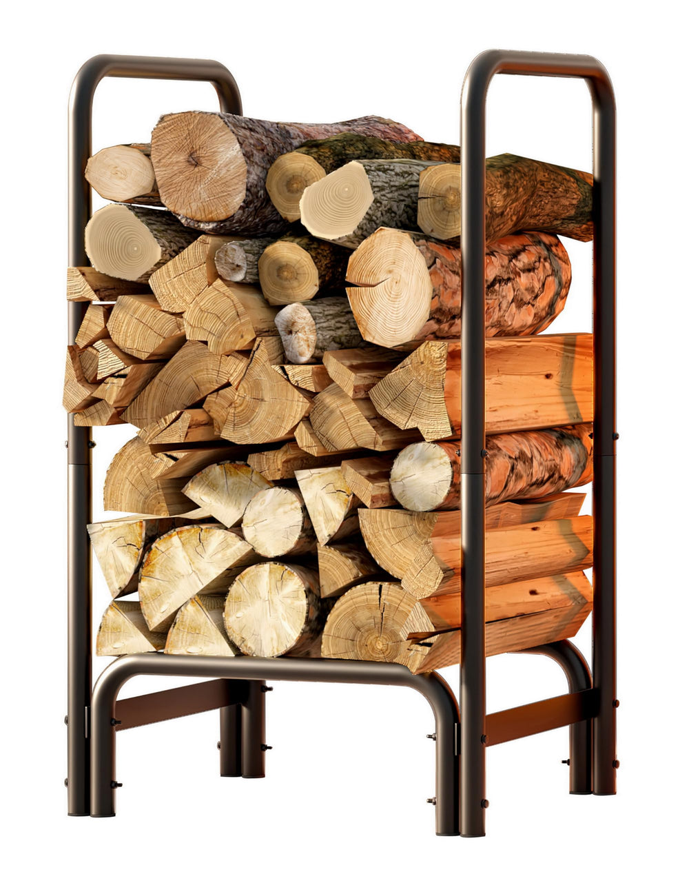 Fire Beauty front view rack showing compact organized storage benefit
