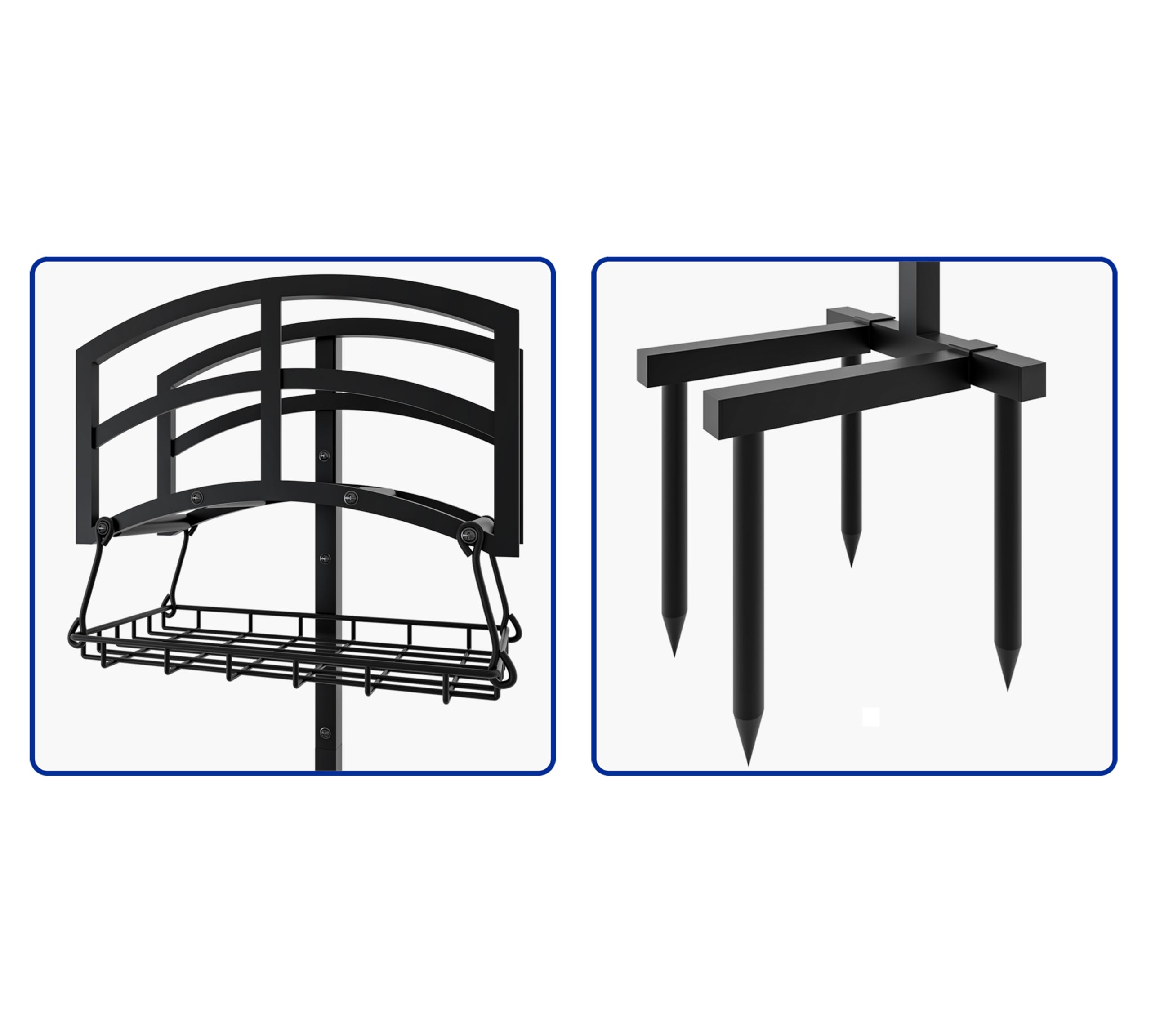 Fire Beauty rack in garage organizing hoses and ropes for tidy storage