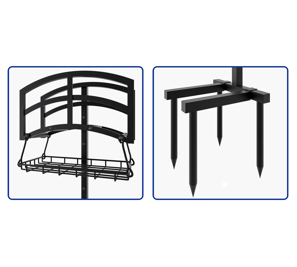 Fire Beauty rack in garage organizing hoses and ropes for tidy storage