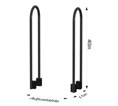 Fire Beauty bottom slot holding a 2x4 securely to customize rack length