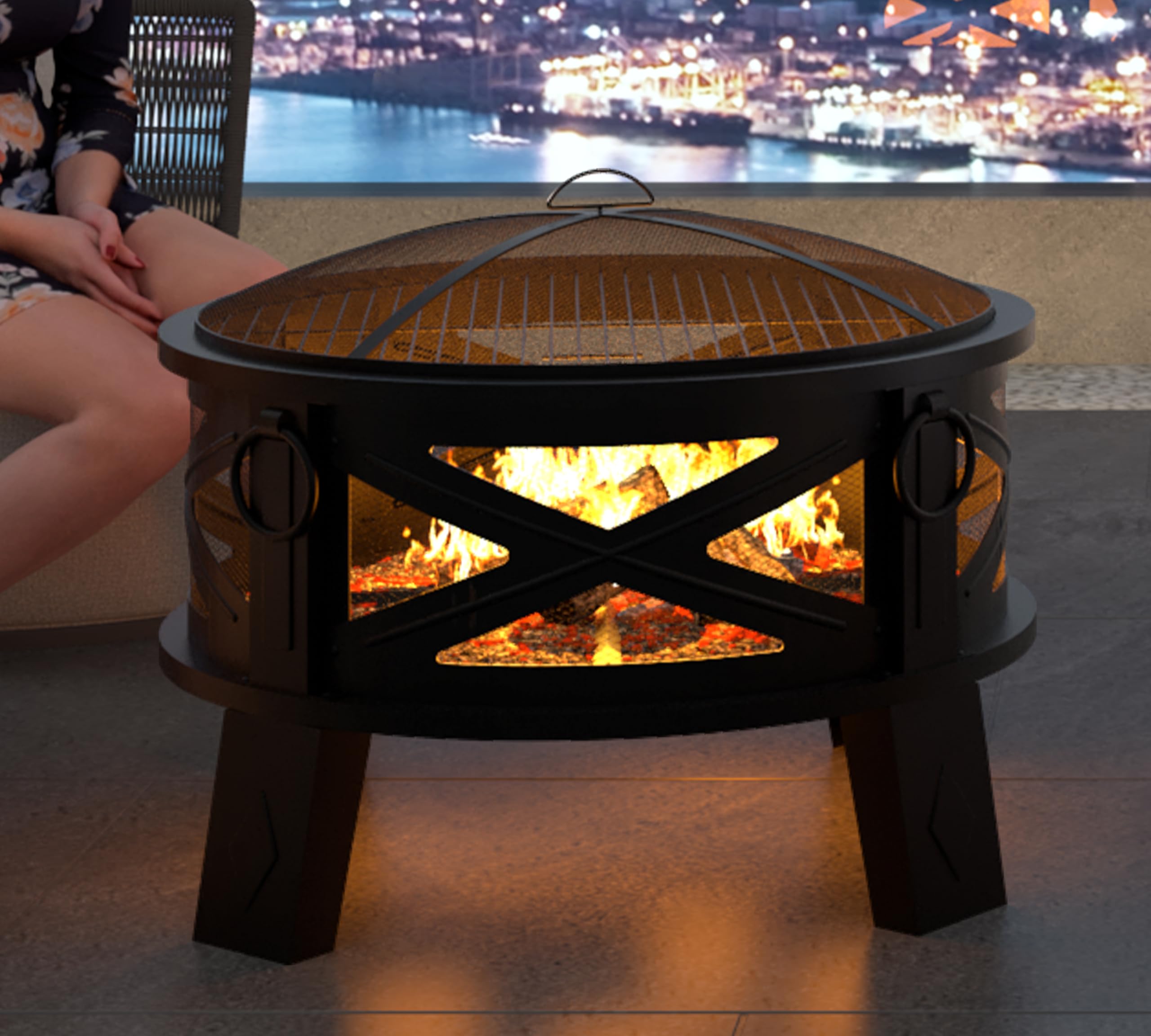 Fire Beauty packed for RV and beach travel for convenient portability