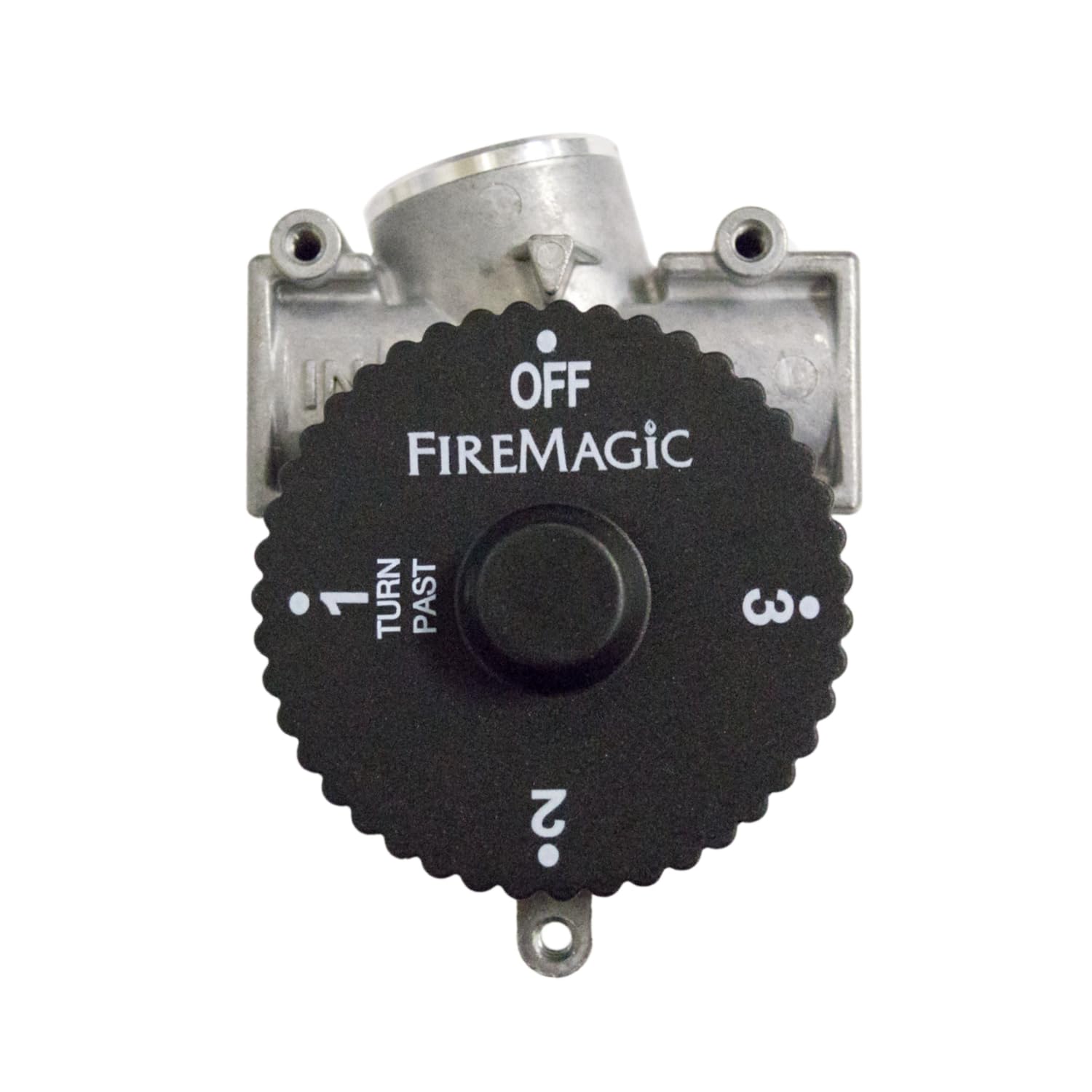 Fire Magic timer front view showing compact housing and secure mount for safety