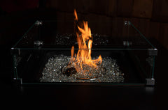 Fire Sense wind guard beside ruler for size scale and fit benefit