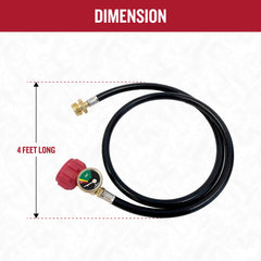 FIREDISC hose close-up showing flexible braided texture and durable fittings for reliable use