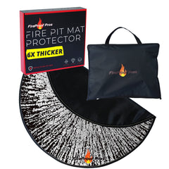FireProof Pros front view showing spatter pattern and protective design benefits
